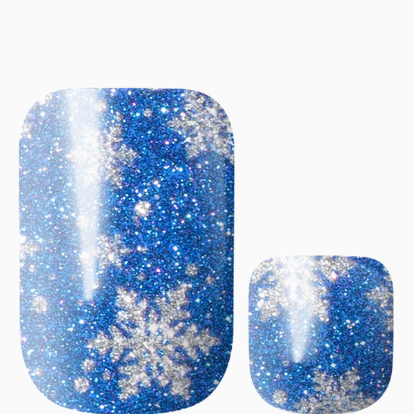 Snow - Blue (Glitter Pedicure)