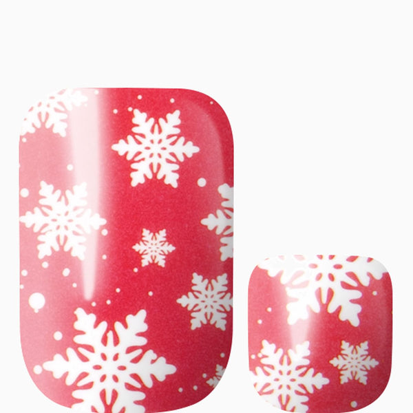 Snow - Red (Pedicure)