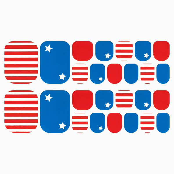 Red, White & Beautiful (Pedicure)