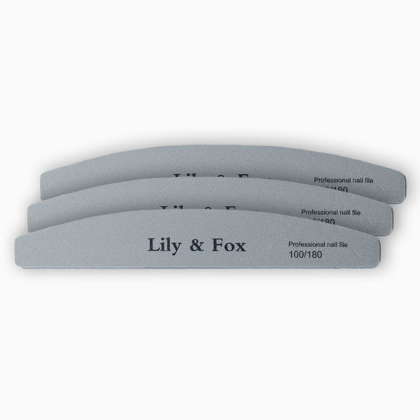Nail File Soft - 3 Pack (7 inch foam core nail file)